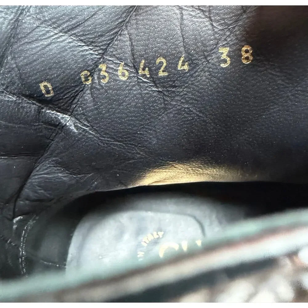 Size 38/8 - Chanel Quilted Leather Combat Boots